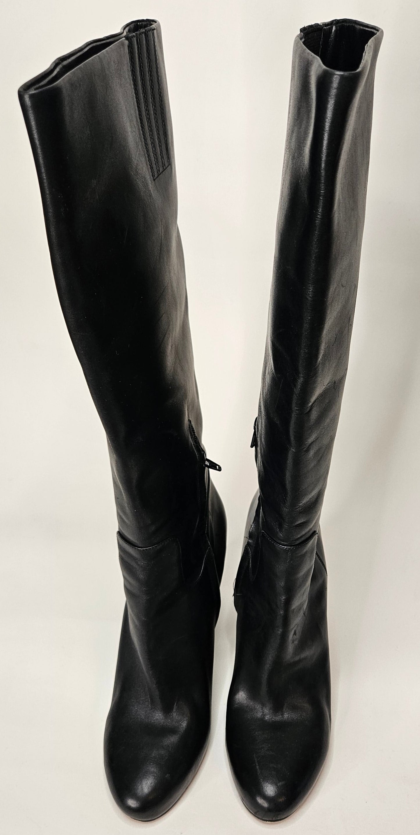 Tall Knee High Leather Boots