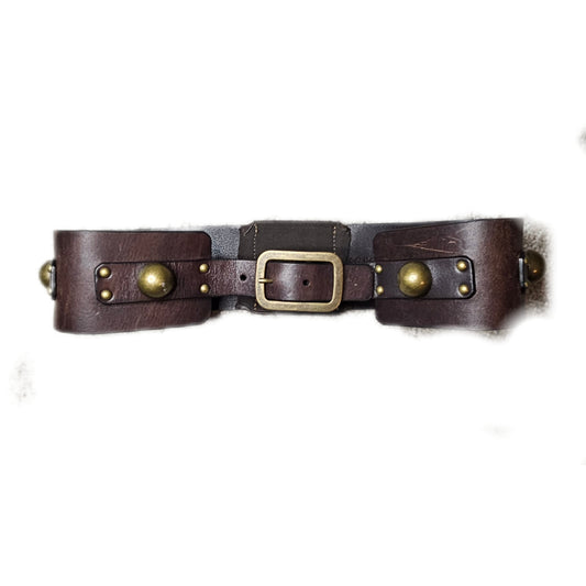 Wide Leather Belt