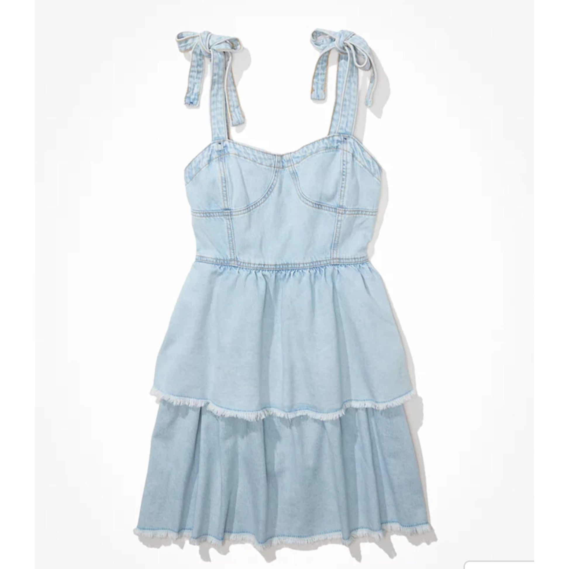 loft denim mini dress 7 For All Mankind Utility MINI Dress in Chambray Loft