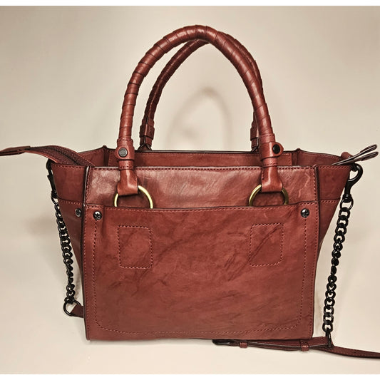 Demi Leather Satchel