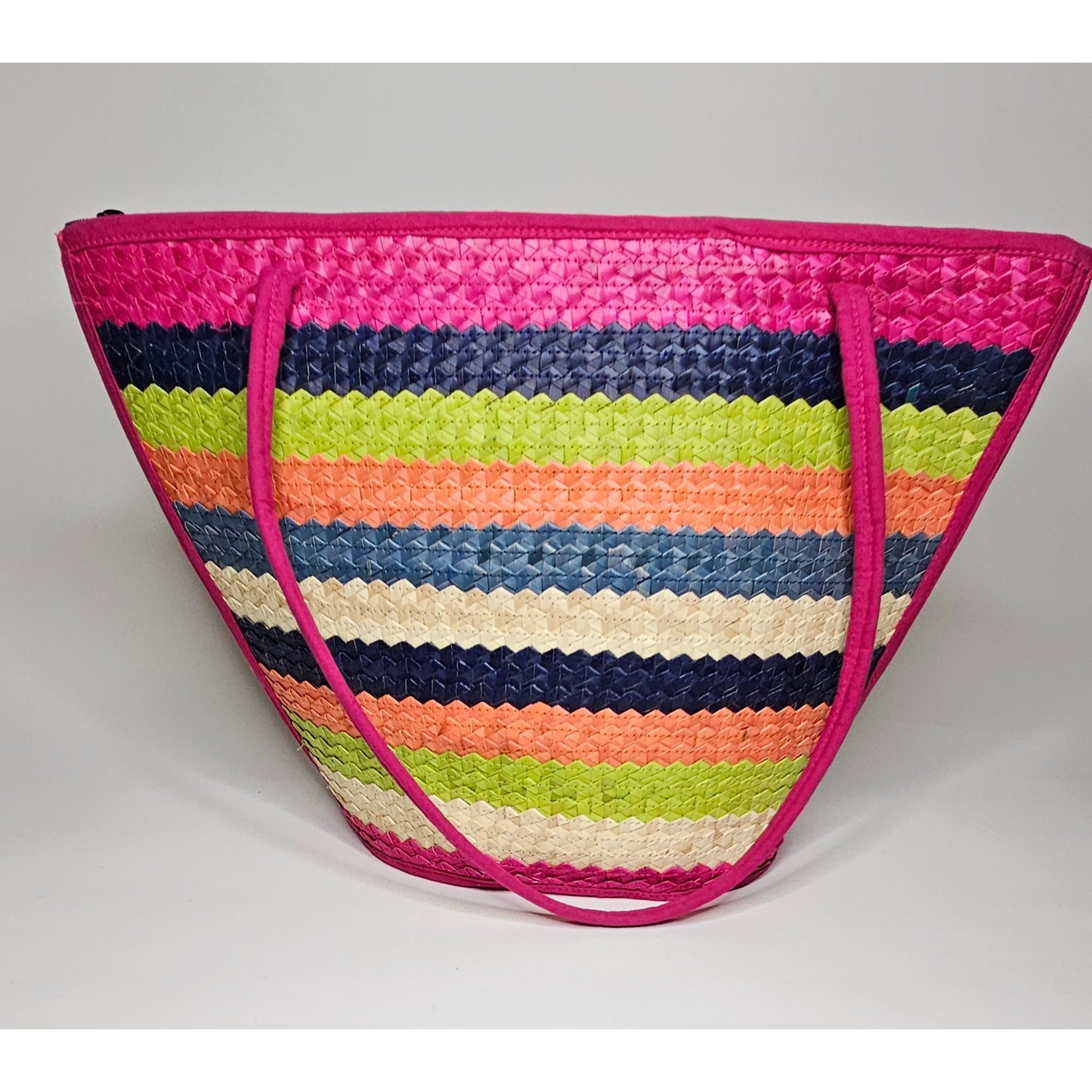 Straw Summer Tote Bag