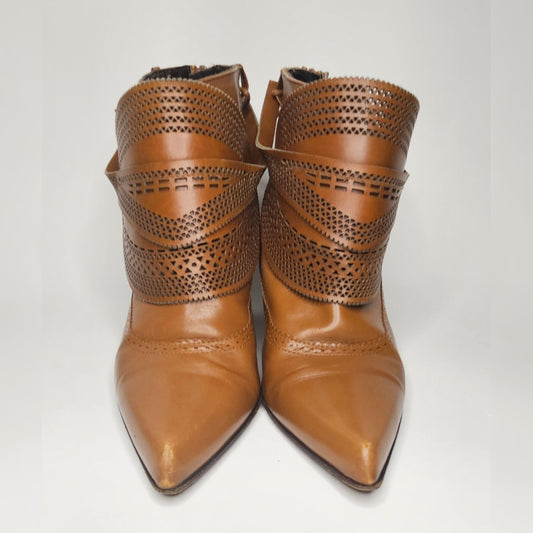 Western Leather Booties